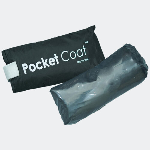 Pocket Coat Solid Black